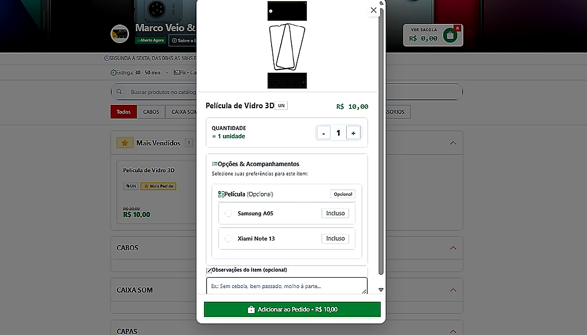 Catálogo digital Delivery Mongestor